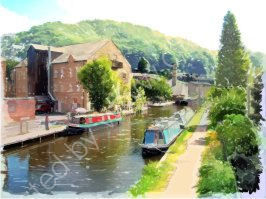 Summers day at Hebden Bridge